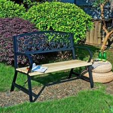 Garden Bench Outdoor Wooden
