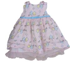 Pink Party Dress With Netting 9 -12Months Budgies M&Co
