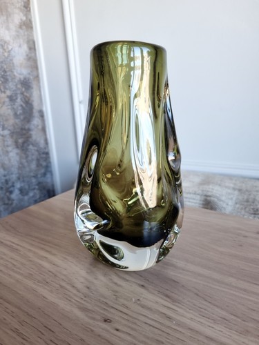 Whitefriars vase sage knobbly - whitefriars,