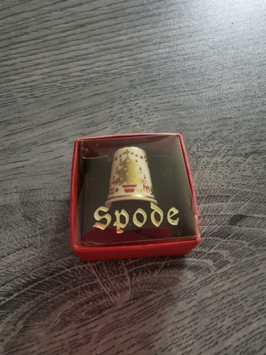 Spode 1982 christmas thimble - spode,