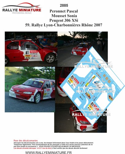 Decals ref 2885 peugeot - 2885,