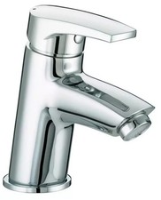 Bristan OR BAS C Orta Bathroom Basin Mixer Tap with Clicker Waste Chrome