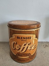 Vintage Coffee Canister Tin
