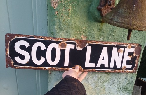 Scot lane edwardian enamel - /,