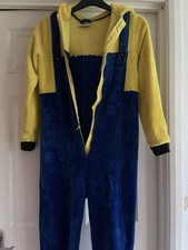 Unisex 12-13 Yrs all in one Minion Blue/yellow Used