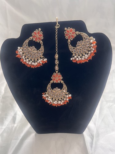 Orange indian bollywood bridal - orange,