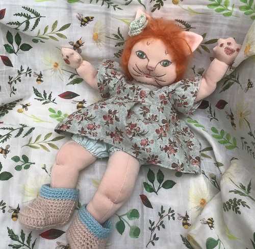 Cat waldorf doll - cat,