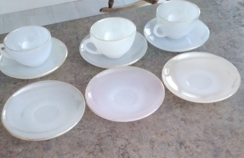 Arcopal espresso cups saucers - arcopal,