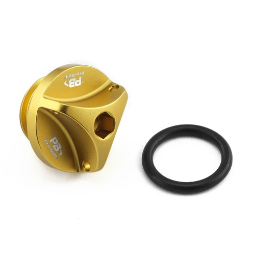 Aluminium oil filler - oil, gold