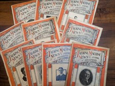 TEN ORIGINAL 1914 COPIES of TALKING MACHINE NEWS & JOURNAL OF AMUSEMENTS