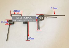New 5pcs Wire diameter: 2.5mm Double torsion spring Torsion spring