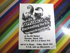 1980s Punk New Wave flyer