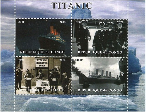 Titanic 2012 mnh - titanic, stamp