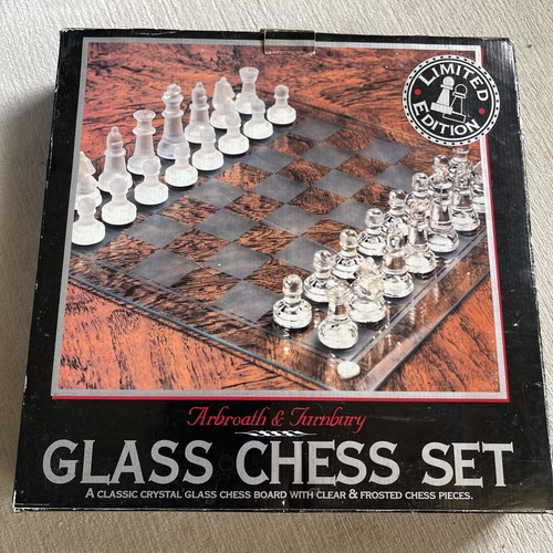 Arboath turnbury glass chess - &,