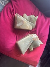 Pair of Carved Onyx /