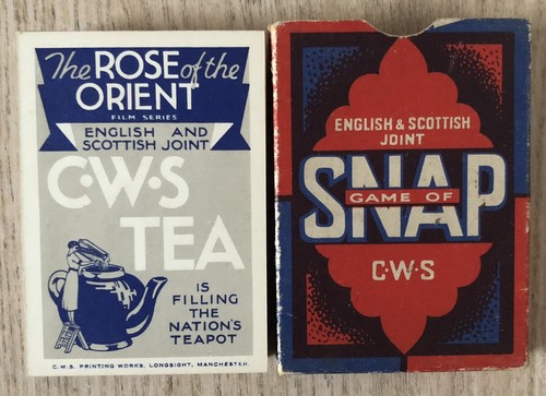 Tea vintage card game - c.w.s,