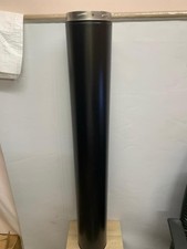 Stovax Professional XQ 5″ 1200mm Straight Flue length in gloss Black (STOVAX)