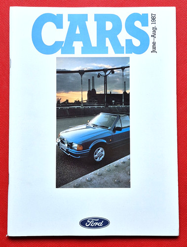 1987 ford cars brochure inc - cars,