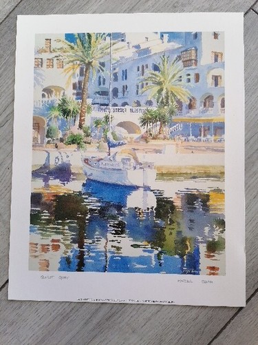 Hazel soan sunlit quay print - hazel,