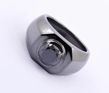 1.00 Ct Black Diamond Ring In