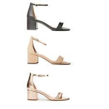 Dorothy Perkins Womens Mid Heel Block Ladies Ankle D'Orsay Strappy Sandals Shoes