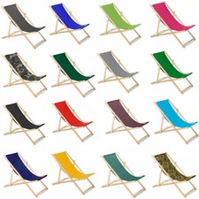 Wooden deck chair - wooden, sun