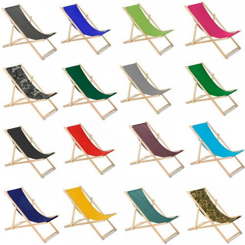 Wooden deck chair - wooden, bed