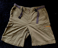 Mens Columbia Silver Ridge Cargo Shorts - 34W/10L Leaf/Jungle Green - GUC