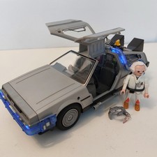 Playmobil Delorean Car - Back to the Future with Working Lights.