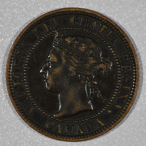 1899 victoria cent - "victoria", bronze