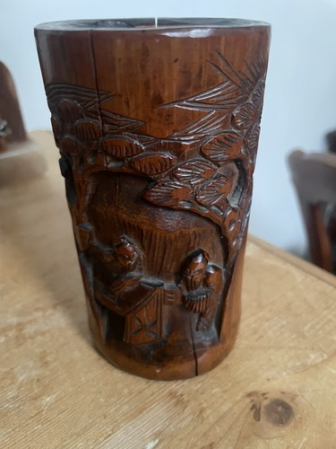 Antique chinese bamboo - antique, brush