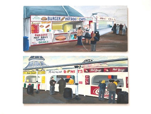 Pair original retro pier - pair,