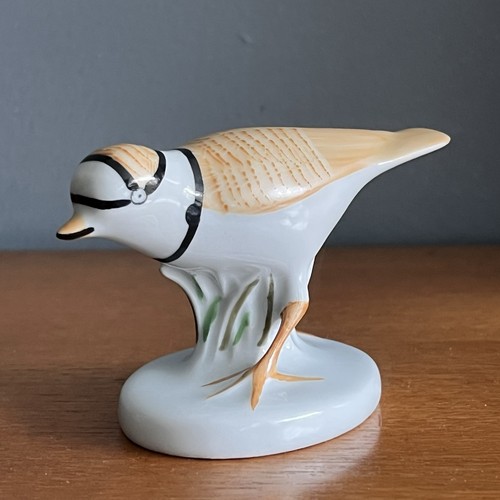 Vintage porcelain wagtail - vintage, bird
