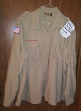 BSA, Official Scout Leader Uniform Shirt, Ladies 46/48 Supplex Nylon Long sleeve