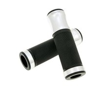 CNC Sport Handlebar Grips Black Aluminium Grips Scooter Quad Moped Moped Motorcycle 22 mm