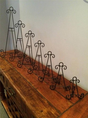 Iron easel display - iron,