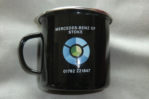 Mercedes benz enameled tin - mercedes-benz,