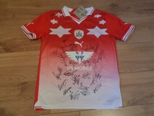 BARNSLEY SIGNED FOOTBALL SHIRT COA X 22 2023-2024 COSGROVE WATTERS JALO KANE ETC
