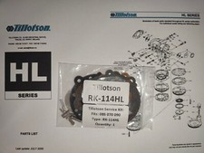 Stihl 08S 070 090 Tillotson HL Carb Carburetor Repair Kit. P/N: RK-114HL RK114HL