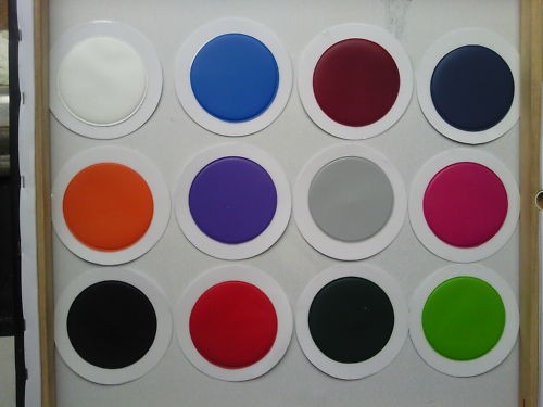 100 round tax discs - round, discs-perm