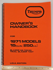 Triumph Owner's Handbook 1971
