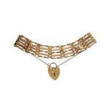 PRE-OWNED 9CT GOLD BAR GATE