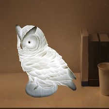 Owl Shape Night Light Animal Shade Decorative Reading Table Lamp Bedside Lamp