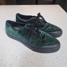 HUF Green Velvet Skate Shoes UK Size 9