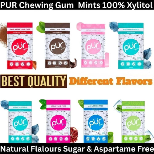 Pur 100 xylitol chewing gum - 100%,