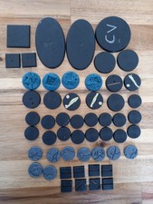 Games Workshop Bases Job Lot Various Sizes 25 Mm 32 Mm 40mm Textured