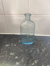 Vintage Blue Bottle  Milk Of Magnesia Chemist c1910's
