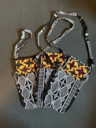 Kente cloth cross - kente,