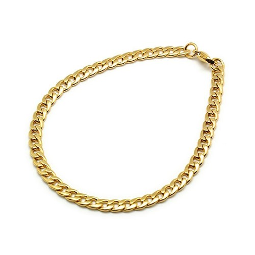 Stainless steel 5mm curb chain - 5mm,