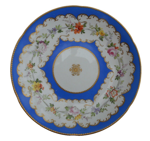 Antique coalport plate hand - antique,